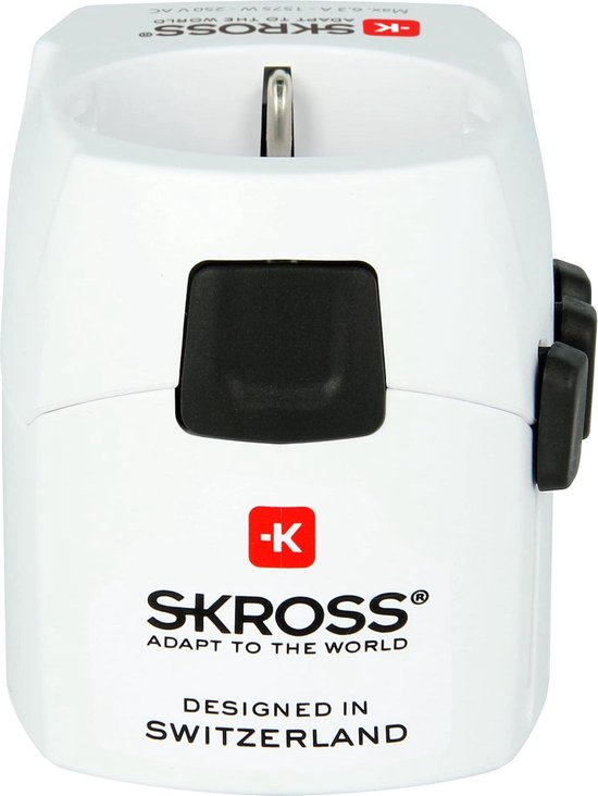 Skross Wereld Reisadapter Pro Light USB