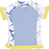Ducksday - UV-werend Zwemshirt - promo - UPF50+ - sneldrogend - korte mouwen - meisje - willie- maat 86-92