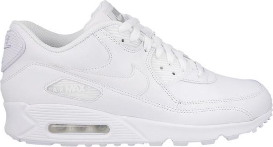 Nike Air Max 90 Leather Sportschoenen - Maat 43 - Mannen - wit | bol.com