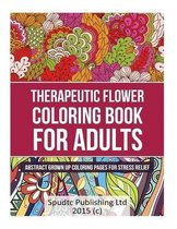 Therapeutic Flower Coloring Book for Adults