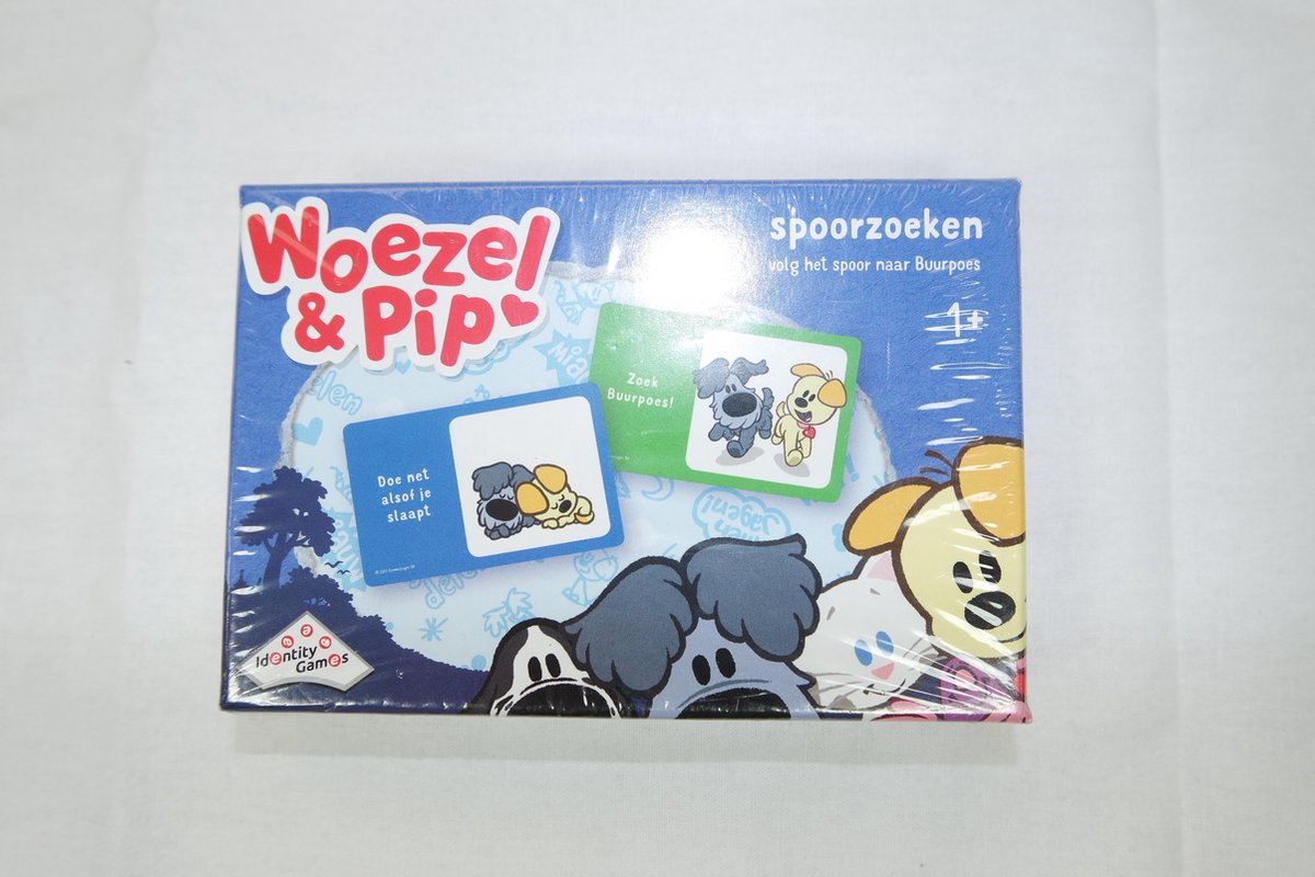 Woezel & Pip Spel Kaartspel Spoorzoeken - Spelletje kinderen vanaf 1