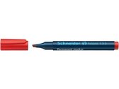 Marker Schneider Maxx 133 permanent, beitel punt rood set van 10