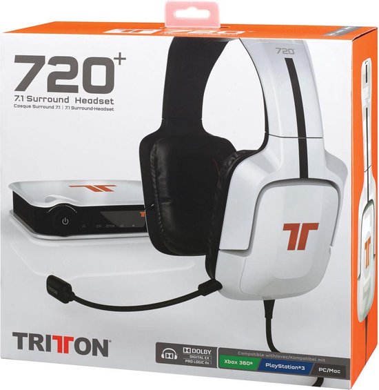 Tritton 720+ 7.1 Virtueel Surround Sound Gaming Headset PS3 + PS4 + Xbox  360 + PC | bol