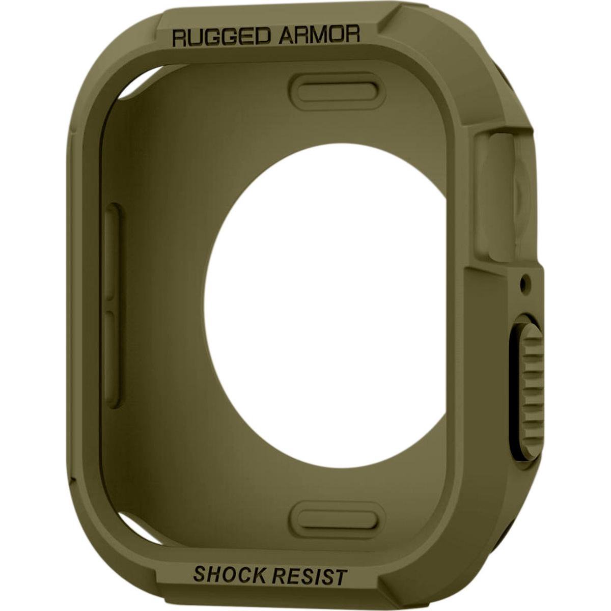 Spigen Apple Watch 4 (44mm) Rugged Armor Hoesje - Groen