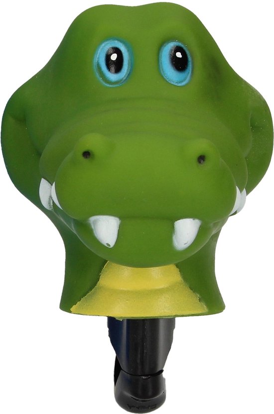 JohnToy Krokodil Fietstoeter voor Fietsstuur – Groen – 9x5x3cm | Toeter  voor Stuur Fiets | bol.com