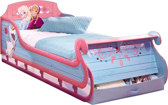 satelliet Glimmend Moedig aan Disney Frozen Sleebed - Bed - Paars | bol.com