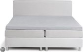 Topcover katoen 180 x 210 (94) light grey Standaard (tot 8 cm) Nightkiss