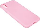 Roze siliconen hoesje Geschikt voor iPhone XS/ X