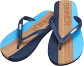 SINNER Capitola Heren Slippers - Licht blauw/Licht bruin - Maat 42