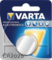 Varta CR2025 knoopcel batterij - 10 stuks