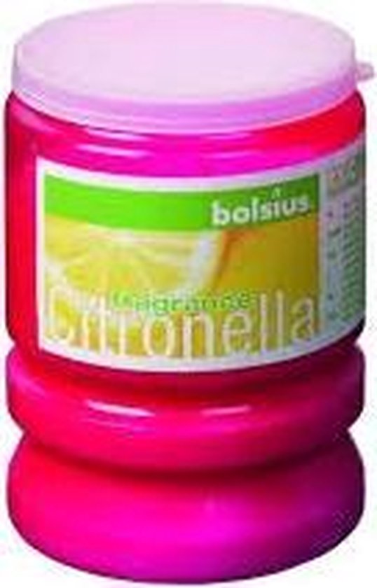 Bolsius - Kaars - Party light citronella - 30 Branduren - Fuchsia