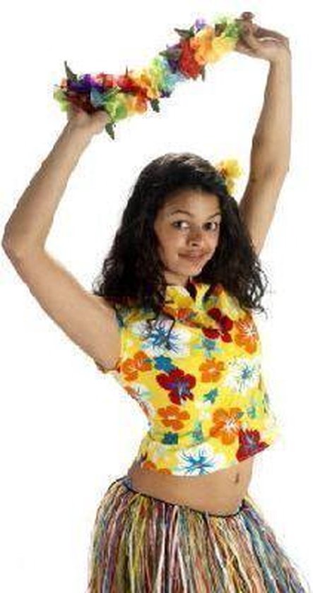 Toppers Crazy Summer Dames Hawaii blouse basis kleur oranje in de maat 42 |  bol.com