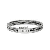 SILK Jewellery - Zilveren Armband - Classic Chevron - 235.20 - Maat 20