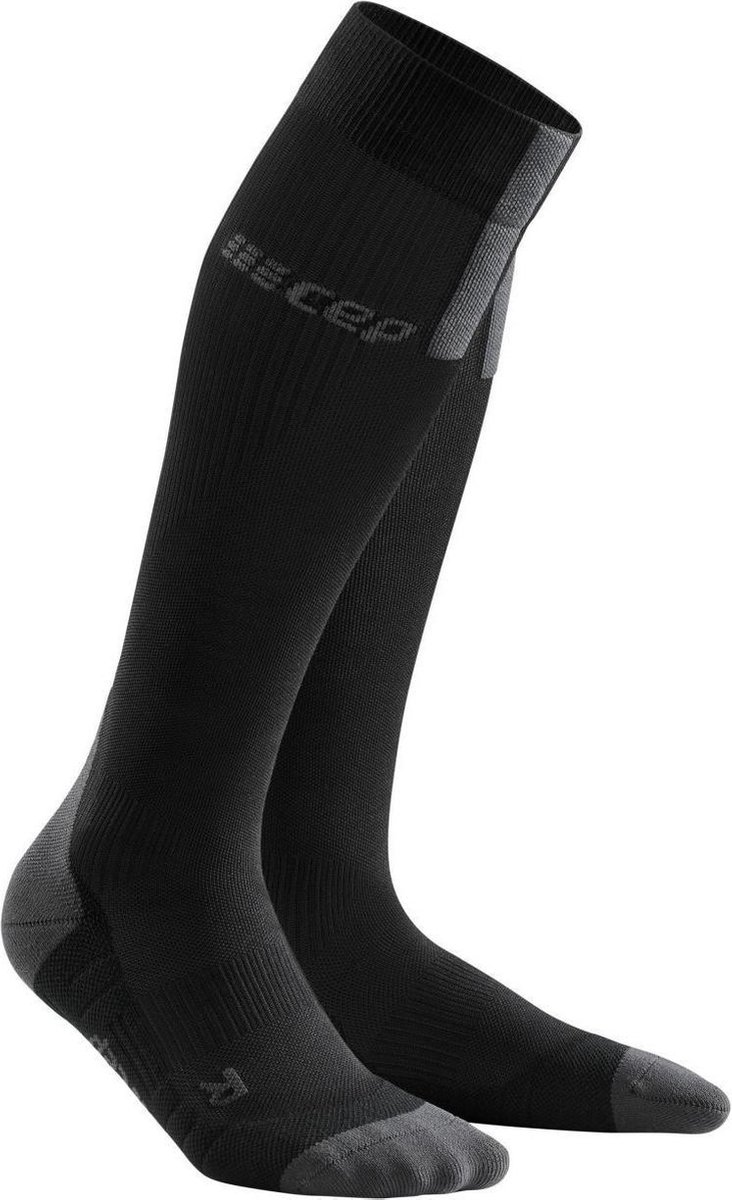 CEP Run Socks 3.0 Compressiekousen Zwart/Grijs