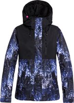 Roxy Jetty 3N4 Dames Ski jas - Medieval Blue Sparkles - Maat L