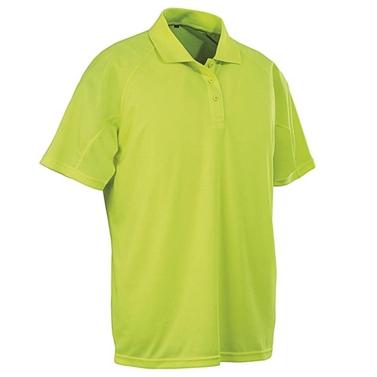 Senvi Sports Performance Sport Polo - Kleur Fluoriserend Geel - S