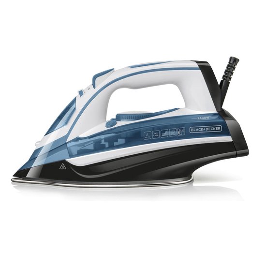 Black+Decker Stoomstrijkijzer - 2400W - 140g/min - RVS