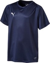 Puma Liga Core  Sportshirt - Maat 152  - Unisex - donker blauw