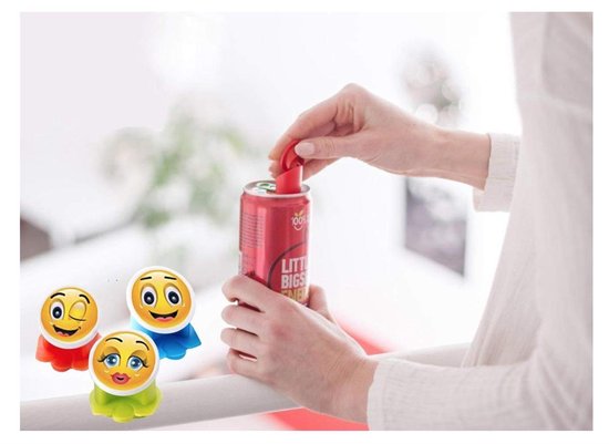 Bol Com Drink Blik Afsluiting Insecten Sluiter Deksel Afsluitdop Bier Frisdrank Smiley Emoji