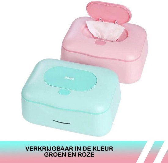 Baby Billendoekjes - Baby Warmer - Vochtige Doekjes Verwarmer - Dispenser - Roze | bol.com