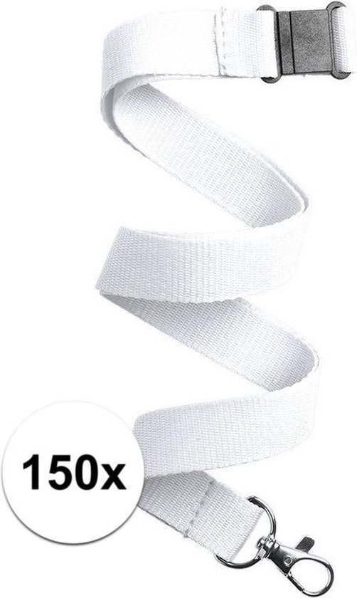 Lanyard Cinta Cordon-badgehouder met metalen karabijnhaak. Kleur Rood
