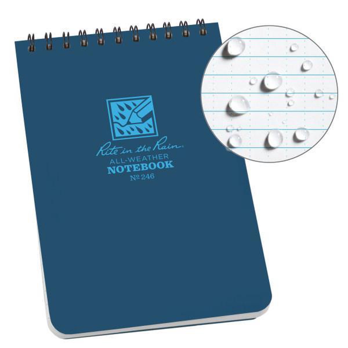 Rite in the Rain - Top Spiral Notebook No.246 Blue
