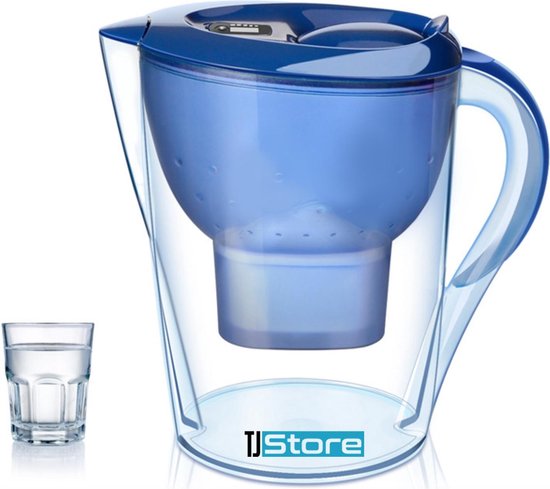 Pichet à eau TJ Store® 3,5 L - filtre à eau - purificateur d'eau -  décanteur d'eau -... | bol