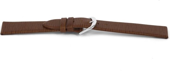 Horlogeband G455 Italian Bruin Leder 20x18