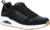 Skechers Uno Stacre Zwarte Sneakers  Heren 42,5