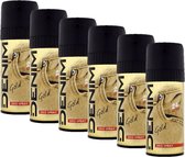 Denim Gold Deodorant spray 6 x 150 ml