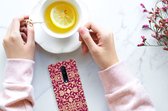 OnePlus 7 Pro Siliconen Hoesje Barok Pink