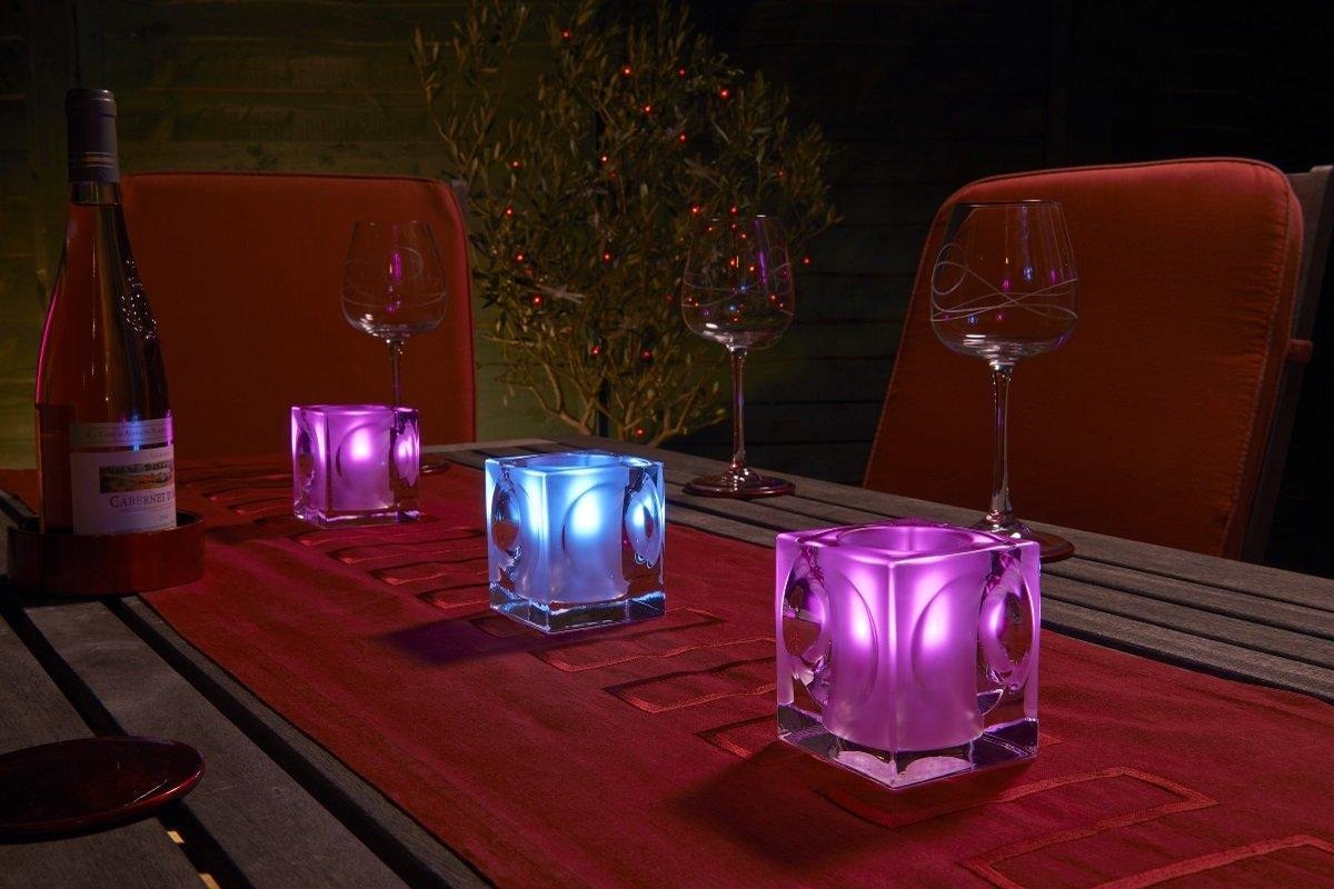 Horeca Premium RGB LED kaarsen 13 - 16 uur Oplaadbaar 4-stuks 40/70mm | met  timer en... | bol.com