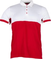 adidas Sportpolo - Maat XS  - Mannen - rood/wit