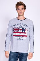 Wildstream Heren Longsleeves Grey