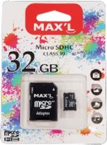 Max'L Micro SDHC 32GB Klasse 10