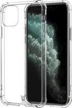 Hoesje geschikt voor iPhone 11 Pro Max - Back Cover Case ShockGuard Transparant
