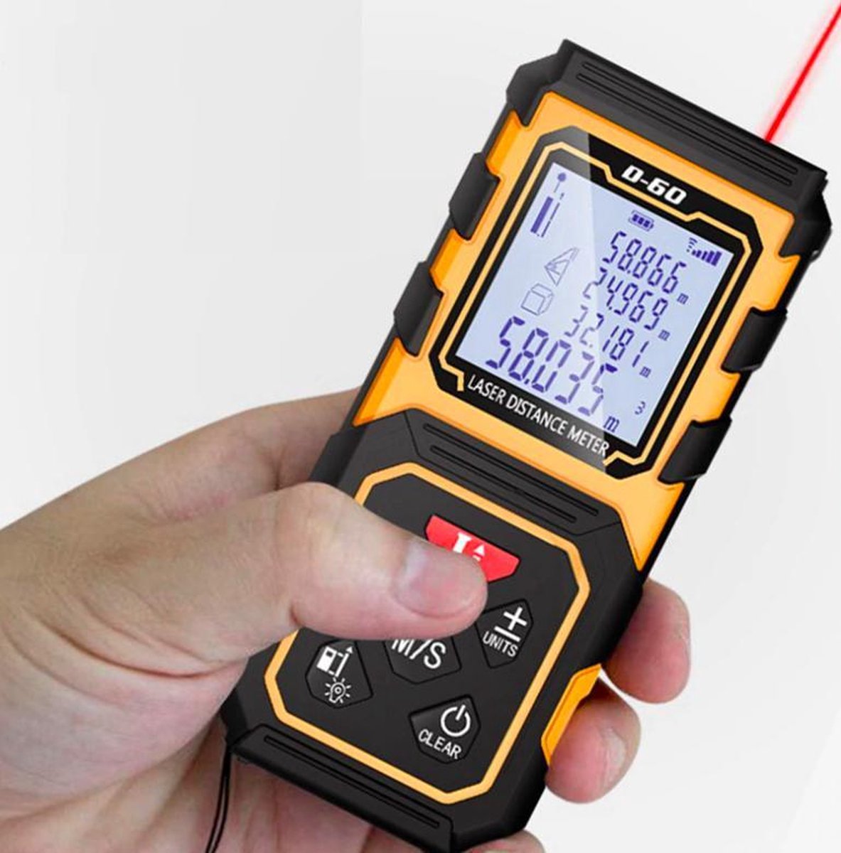 Laserafstandsmeter lasermeter laser meter 40M (incl. batterijen)
