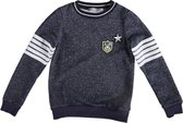 Geisha sweater navy silver - Maat 116