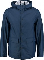 Only & sons blauwe regenjas drukknopen - Maat XS