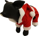 Kerst Broekje En Jasje - Dierenkleding - Rood/Wit - XXS