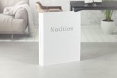 Multomap met tekst ‘Notities’ in goudfolie (London)