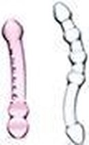 Glas - Pleasure Set Double Pleasure Glass Dildo Set