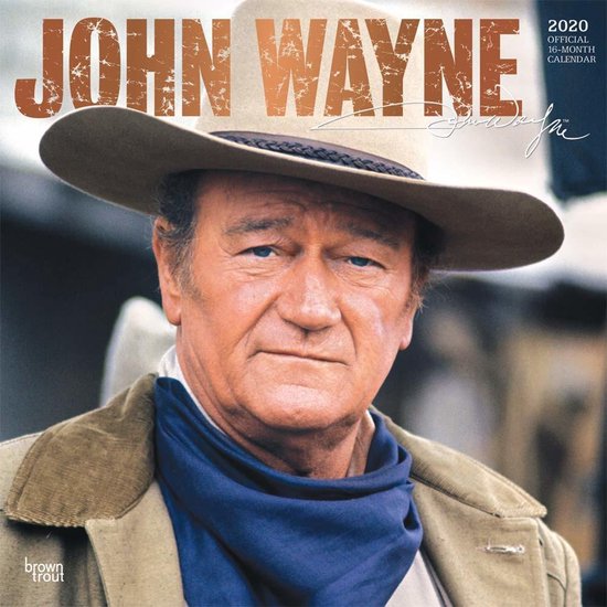 John Wayne 2020 Square Wall Calendar
