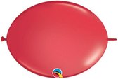 Doorknoopballonnen Quicklink Q6 Red 17 cm (50 stuks)