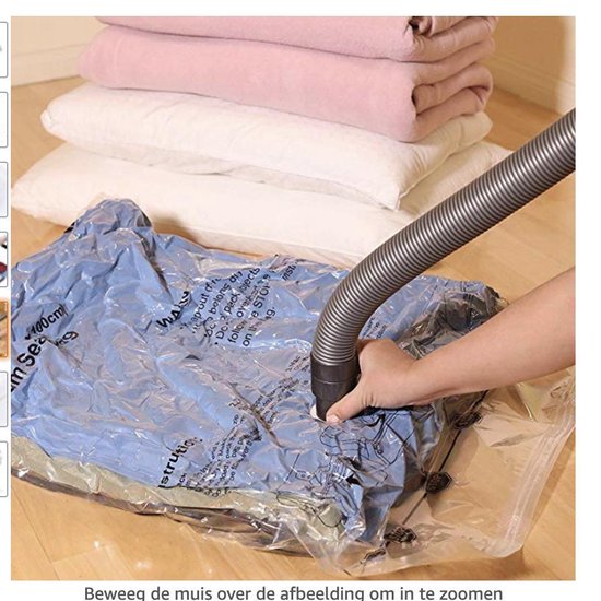 vacuum kleding zak 145 x 70 cm - Vacuumzak 145 x 70 cm - Vacuum  opbergzakken -... | bol.com