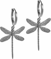 Lauren Sterk Amsterdam - oorbellen - hangers - libelle - 925 zilver gerhodineerd - coating