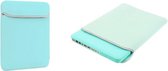 Universele Laptop Sleeve voor o.a. MacBook Pro (Retina) 13 inch - Mint Groen