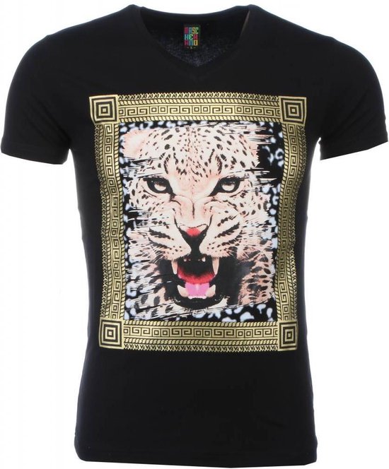 T-shirt Fanatic Local - Imprimé Tigre - Noir - Taille: XL