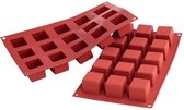 Siliconen bakvorm kubus - kubusmaat: 35 x 35 x 35(h) mm