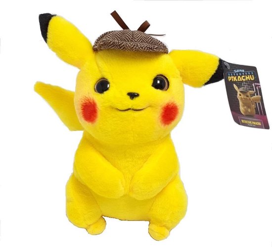 Pokémon detective Pikachu knuffel - 28 cm - pluche van hoogwaardige  kwaliteit | bol.com
